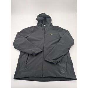 ANTA Running Full Zip Lightweight Running Hoodie Jacket Black Mens 2XL Rain‎